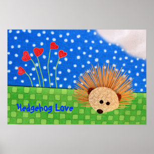 Hedgehog Hearts! Poster
