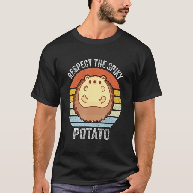 Hedgehog Holic Pet Parent Animal Rights Hedgehog O T-Shirt (Front)
