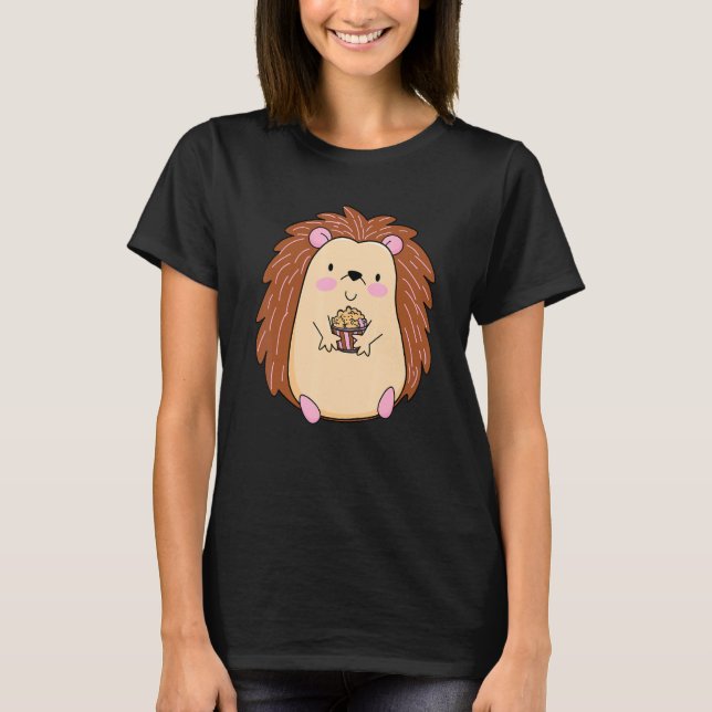 Hedgehog Holic Pet Parent Animal Rights Hedgehog O T-Shirt (Front)
