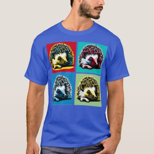 Hedgehog Hues A Art Delight T_Shirt