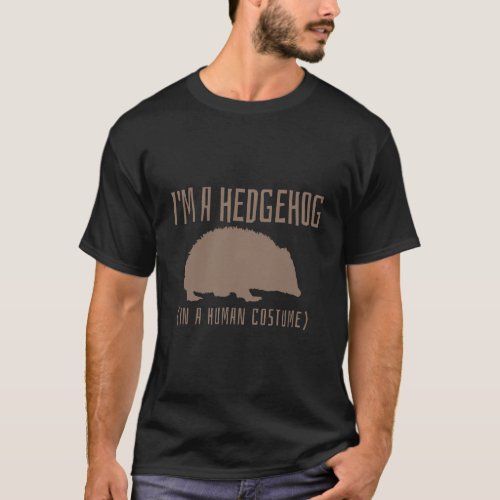 Hedgehog Human Costume Animal Funny T_Shirt