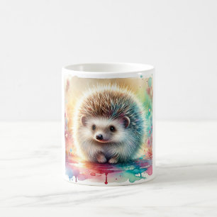 Hedgehog in Nature 061124AREF119 - Watercolor Coffee Mug