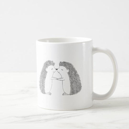 Hedgehog Ink Drawing Cute Hedgehog Friends Love Coffee Mug | Zazzle.com Hedgehog Ink Drawing Cute Hedgehog Friends Love Coffee Mug | Zazzle.com