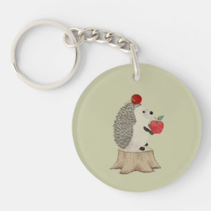 Hedgehog Keychain