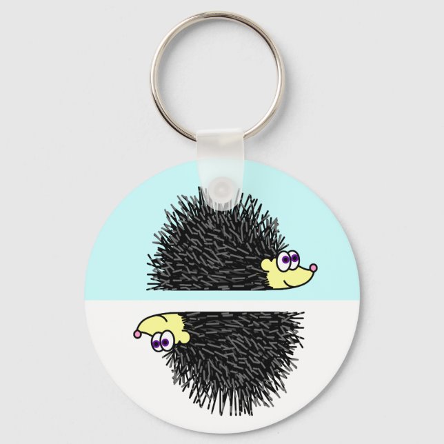 Hedgehog Keychain Cute (Front)
