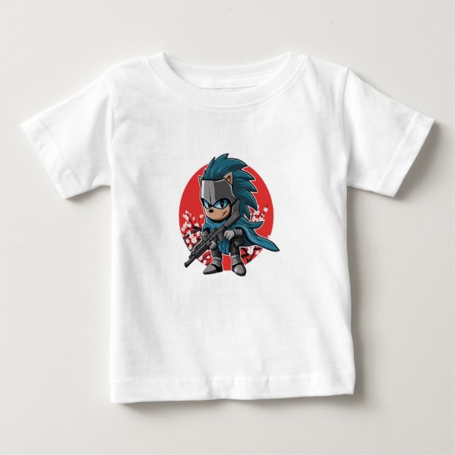 Hedgehog knight (2) baby T-Shirt (Front)