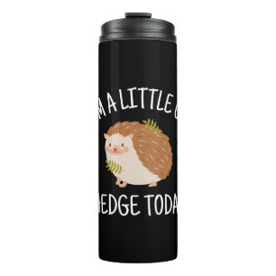 Hedgehog Little on Hedge Today Thermal Tumbler