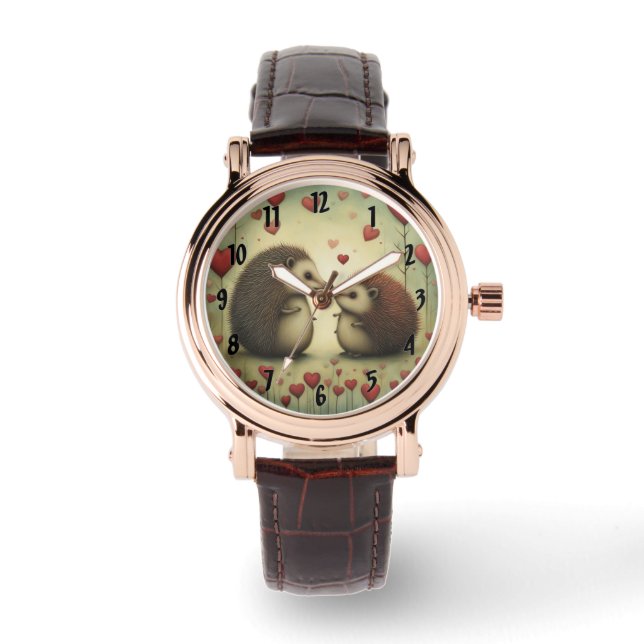 Hedgehog Love 1 Watch (Front)
