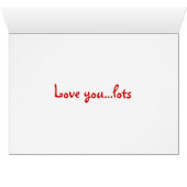 Hedgehog Love Card (Inside Horizontal (Bottom))