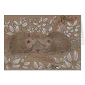 Hedgehog Love Card (Front Horizontal)
