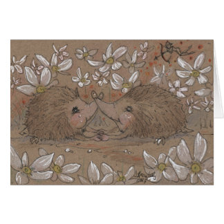 Hedgehog Love Card