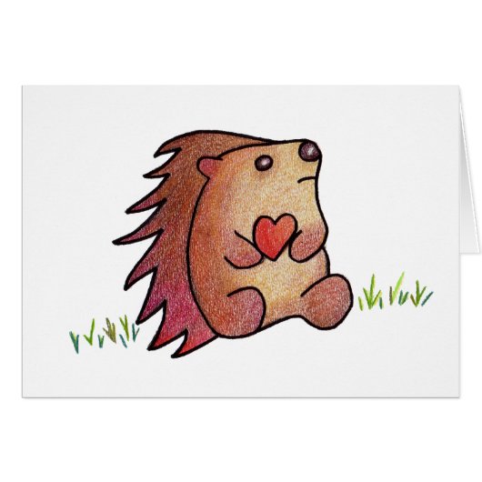 HEDGEHOG LOVE! CARDS (Front Horizontal)