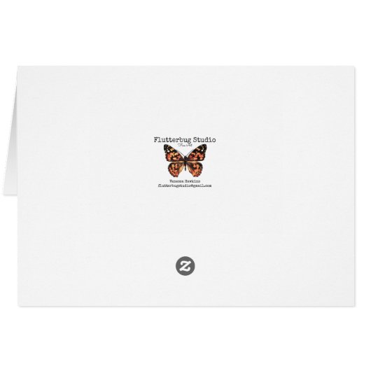 Hedgehog Love Christmas Card (Back Horizontal)