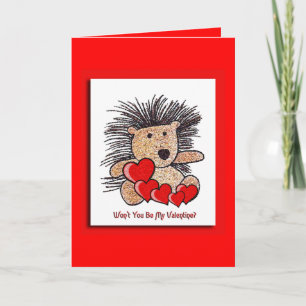 Hedgehog Love Holiday Card