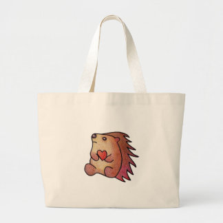 Hedgehog Love! Large Tote Bag
