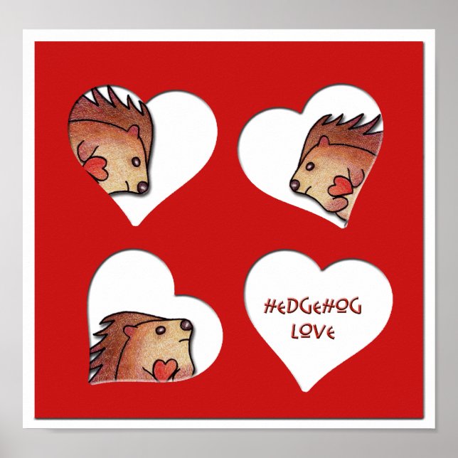 Hedgehog Love! Poster (Front)