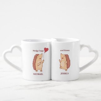 Hedgehog Love Pun Cute Couple Funny Valentines Day