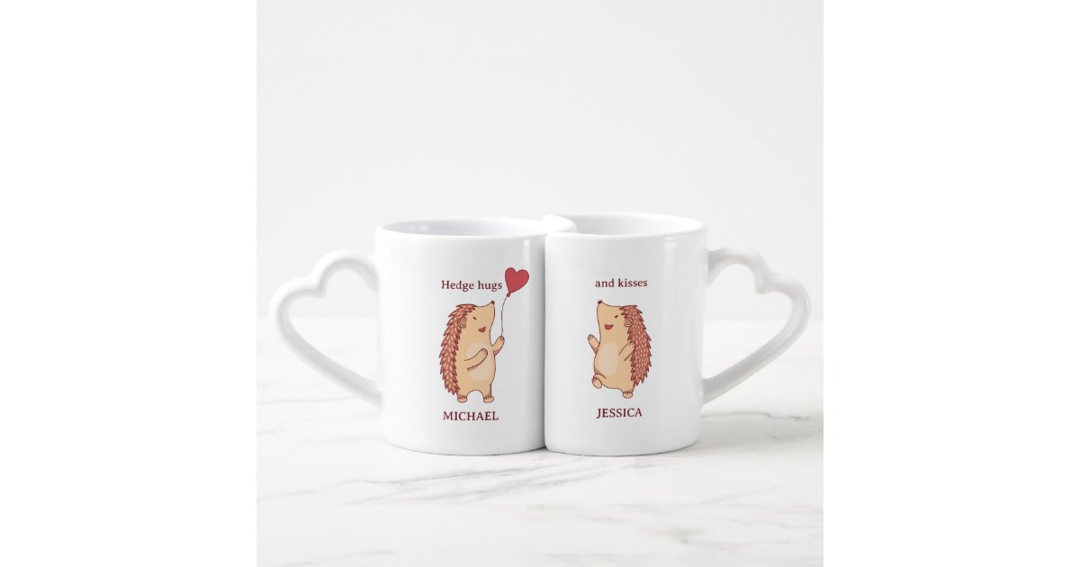 Animal Inside Cup Hedgehog Mugs 12 OZ Funny Coffee Mugs with