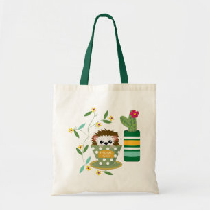 Hedgehog love tote bag