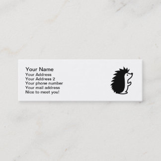 Hedgehog Mini Business Card