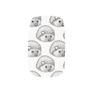 Hedgehog Nail Stickers Decals Art Wildlife Nature