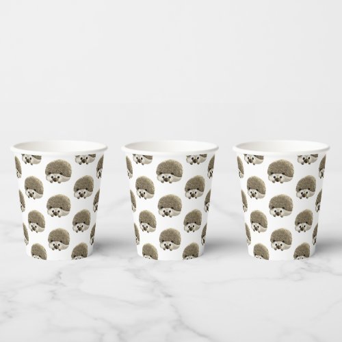 Hedgehog  paper cups