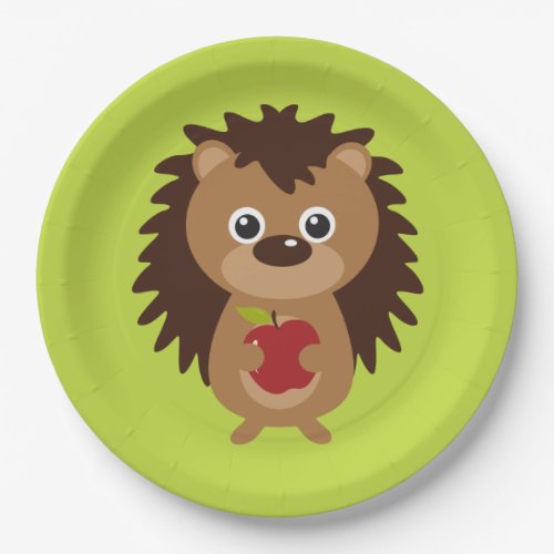 Hedgehog Paper Plates