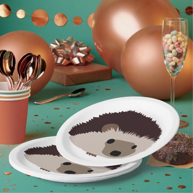 Hedgehog  paper plates (Multi)