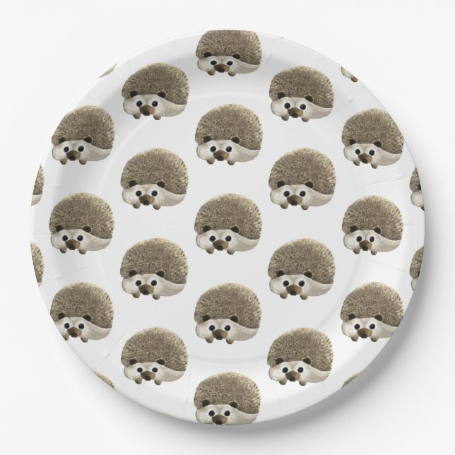 Hedgehog  paper plates (Front)