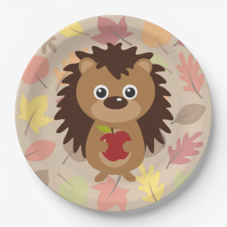 Hedgehog Paper Plates