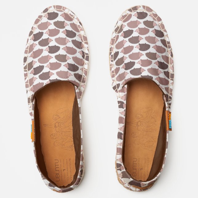 Hedgehog pattern espadrilles (Front)