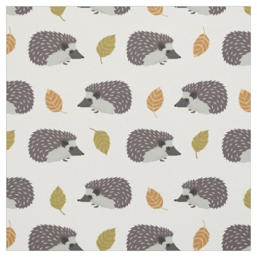 Hedgehog Pattern fabric