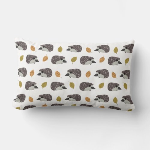 Hedgehog Pattern throw pillows