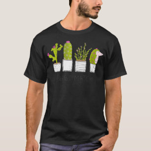 Hedgehog Perfect Match Cacti Cactus T-Shirt