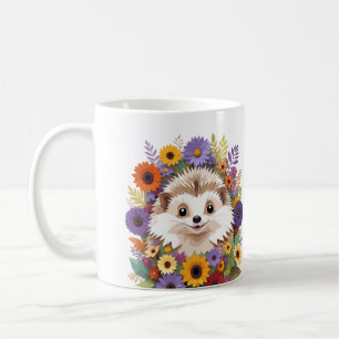 Hedgehog Playful Adorable Fun Animal Colorful Cool Coffee Mug