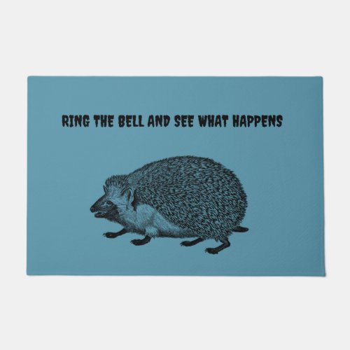 Hedgehog Porcupine Door Mat