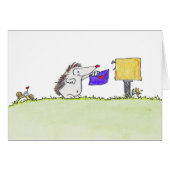 HEDGEHOG POST by Nicole Janes Cards (Front Horizontal)
