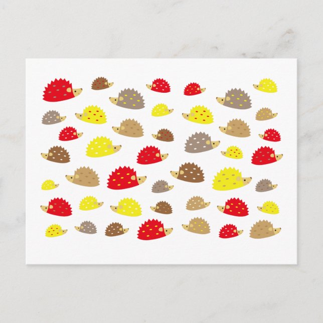 hedgehog postcard (Front)