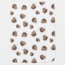 hedgehog baby blanket