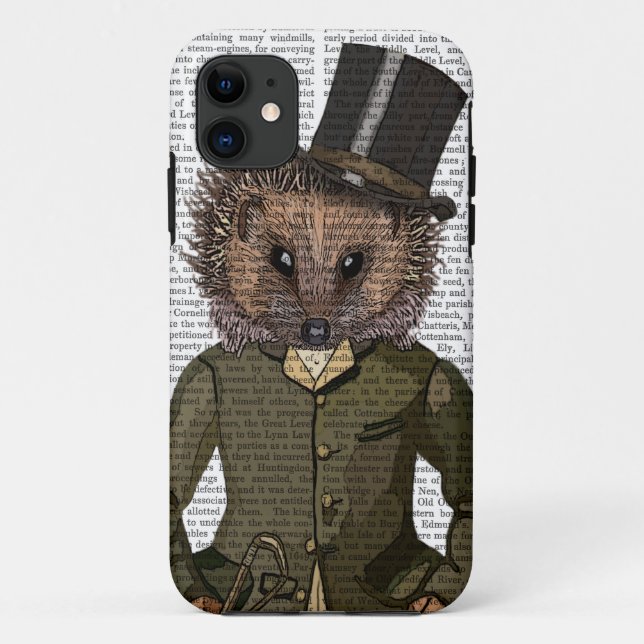 Hedgehog Rider Portrait Case-Mate iPhone Case (Back)