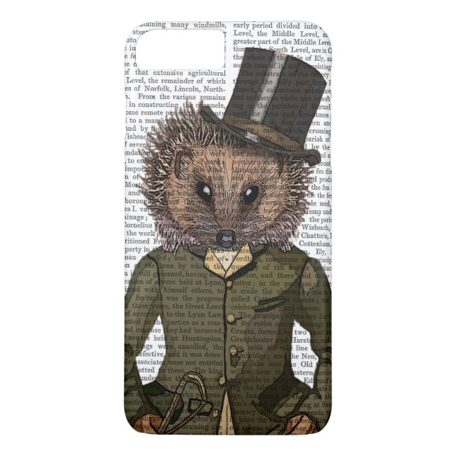 Hedgehog Rider Portrait Case-Mate iPhone Case (Back)