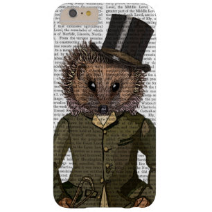 Hedgehog Rider Portrait Barely There iPhone 6 Plus Case