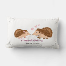 Hedgehog romantic wedding or engagement