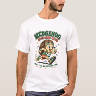 Hedgehog Running Club Cute Mascot Shirt