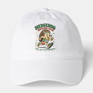 Hedgehog Running Club Cute Mascot Shirt Hat