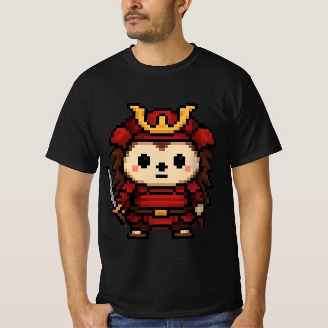 hedgehog samurai T-Shirt (Front)