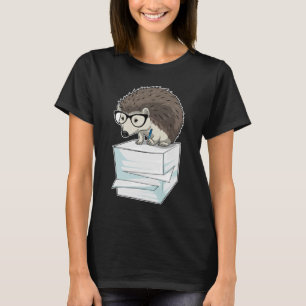 Hedgehog Secretary Stack of paper T-Shirt