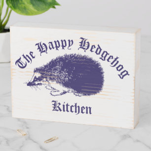 Hedgehog Sign Template