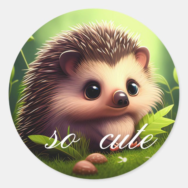  hedgehog sticker (Front)