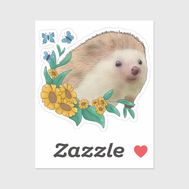 hedgehog sticker (Sheet)